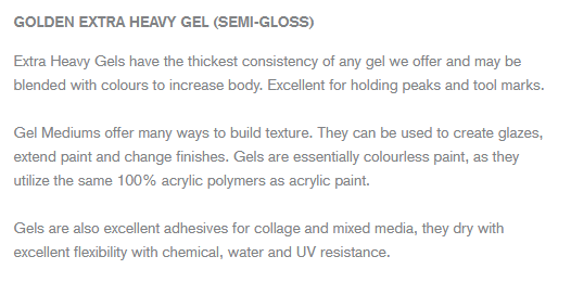 Extra Heavy Gel (Semi-Gloss) Golden 236ml