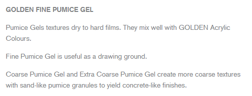 Fine Pumice Gel Golden