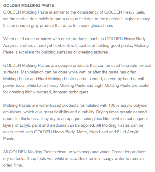 Molding Paste Golden 236ml