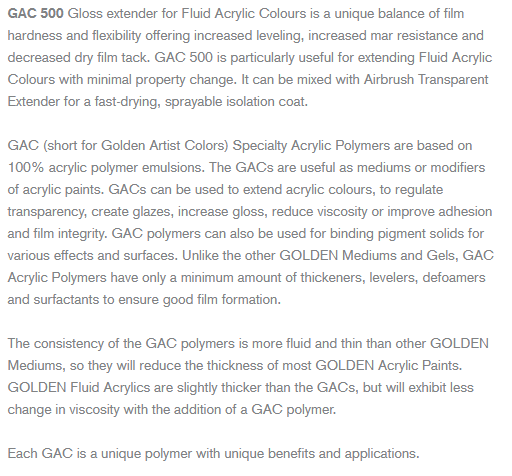 GAC 500 Extender Fluid Golden 236ml
