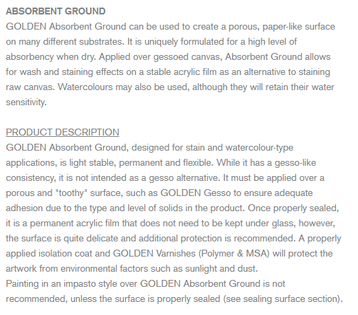 Absorbent Ground Golden 236ml