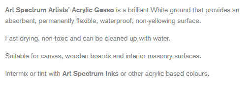 Gesso As Artists Acrylic