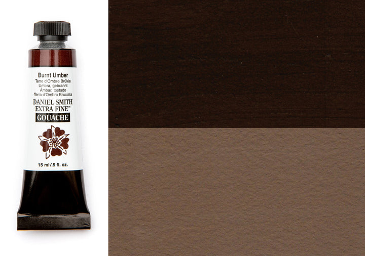 Burnt Umber Daniel Smith Gouache 15ml