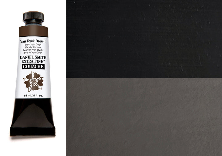 Van Dyck Brown Daniel Smith Gouache 15ml