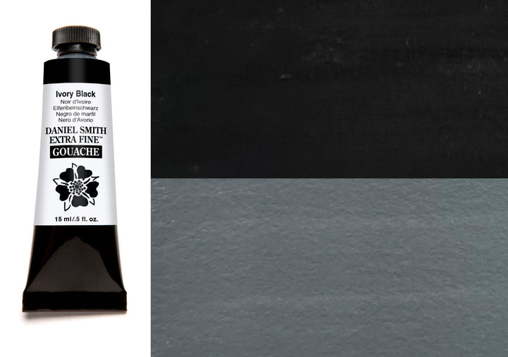 Ivory Black Daniel Smith Gouache 15ml