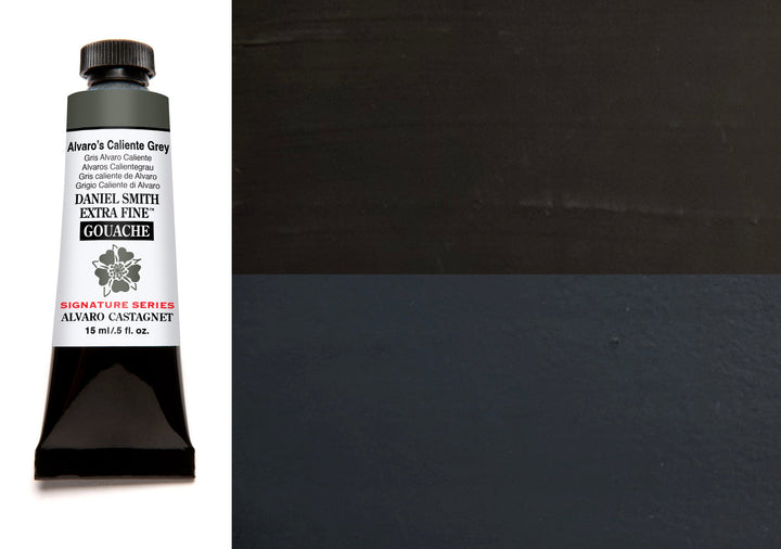 Alvaros Caliente Grey Daniel Smith Gouache 15ml