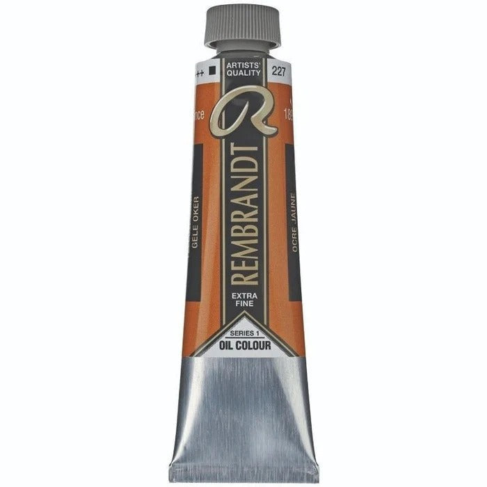 227 Yellow Ochre Rembrandt Artist Oil 40ml