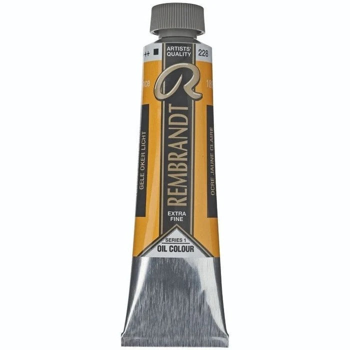 228 Yellow Ochre Light Rembrandt Artist Oil 40ml