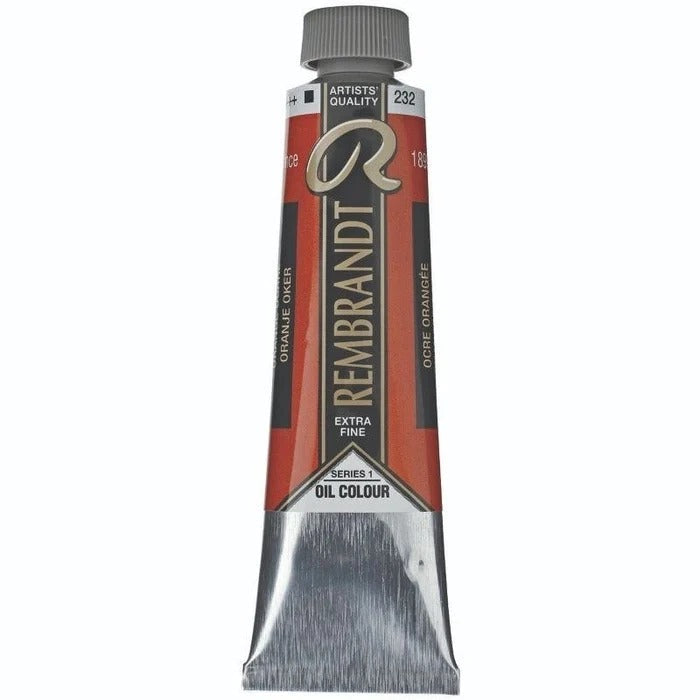 232 Orange Ochre Rembrandt Artist Oil 40ml