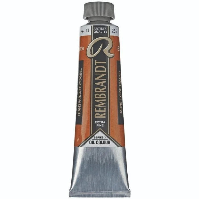 265 Transparent Oxide Yellow Rembrandt Artist Oil 40ml