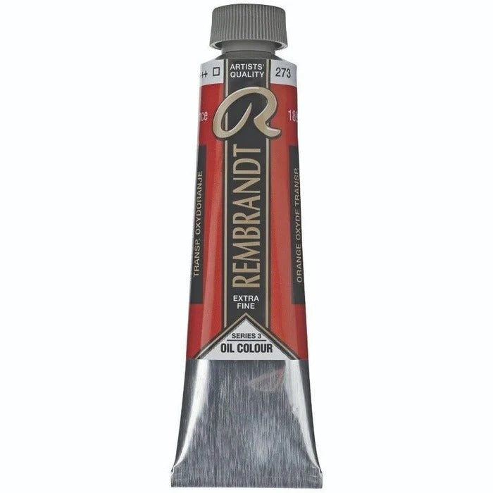 273 Transparent Oxide Orange Rembrandt Artist Oil 40ml