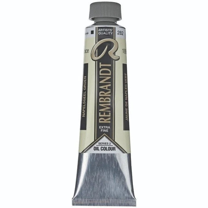 282 Naples Yellow Green Rembrandt Artist Oil 40ml