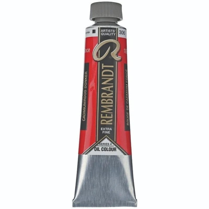306 Cadmium Red Deep Rembrandt Artist Oil 40ml
