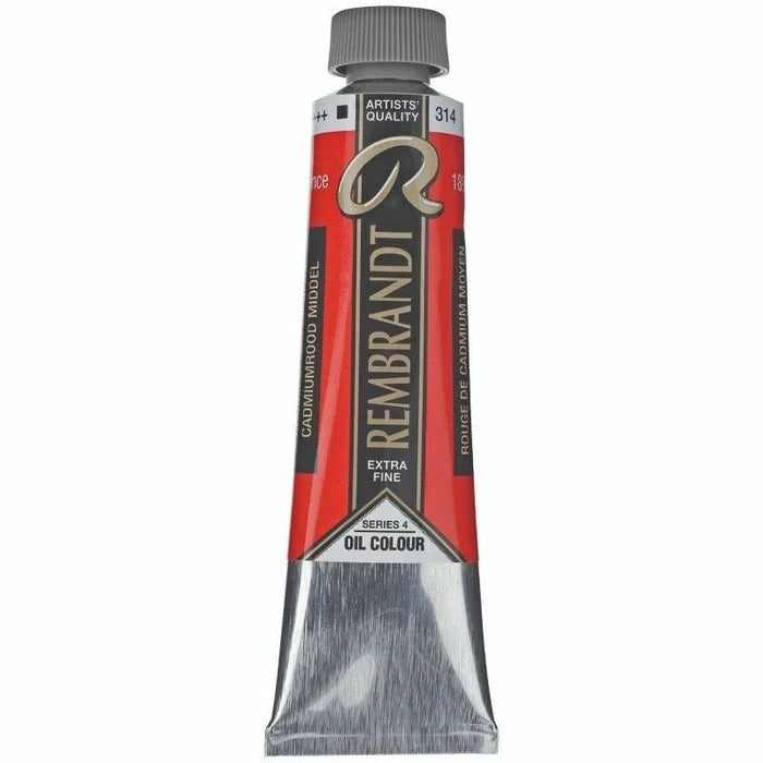 314 Cadmium Red Medium Rembrandt Artist Oil 40ml