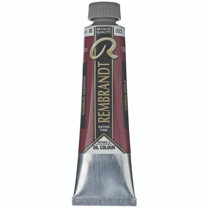 323 Burnt Carmine Rembrandt Artist Oil 40ml