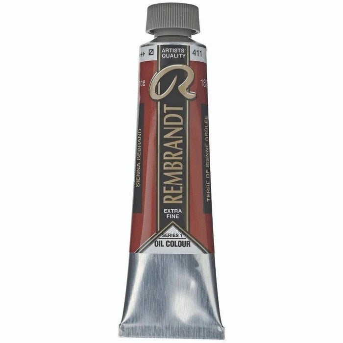 411 Burnt Sienna Rembrandt Artist Oil 40ml