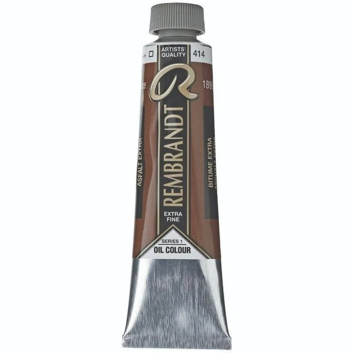 414 Asphaltum Rembrandt Artist Oil 40ml