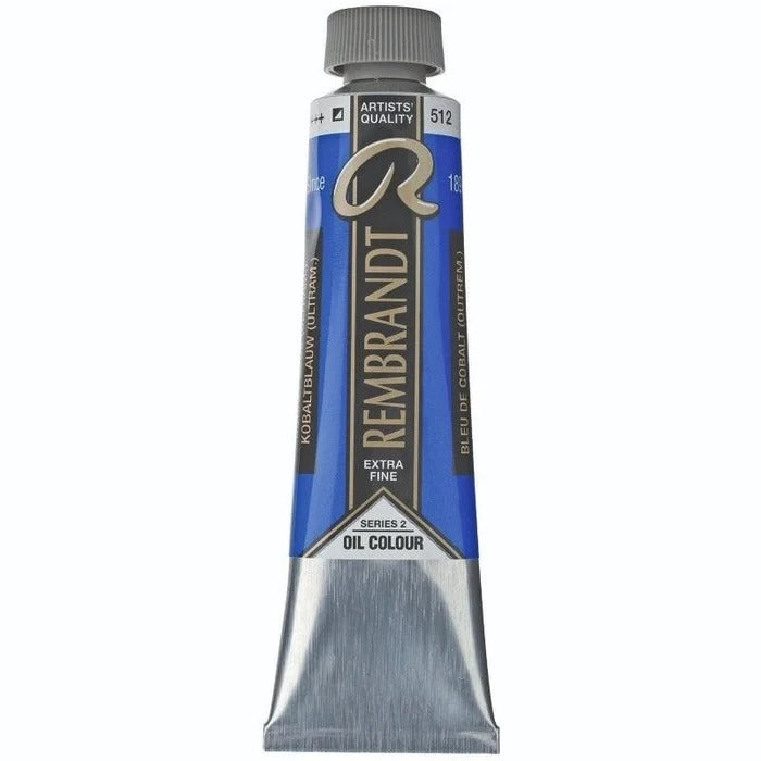 512 Cobalt Blue Ultramarine Rembrandt Artist Oil 40ml