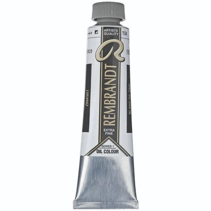 104 Zinc White (Safflower) Rembrandt Artist Oil 40ml