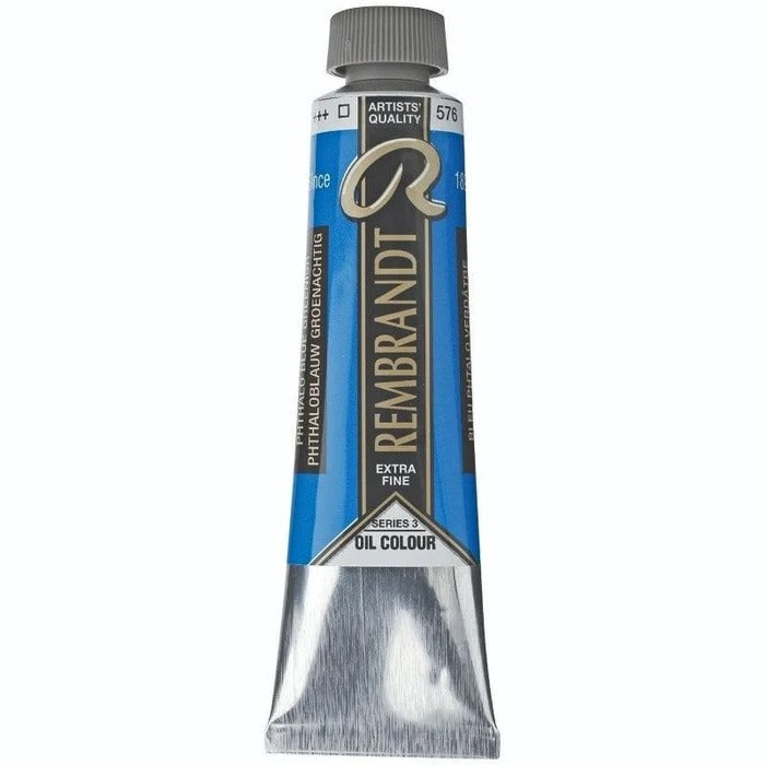 576 Phthalo Blue Green Rembrandt Artist Oil 40ml