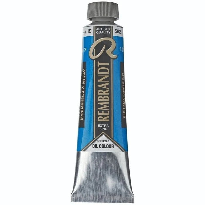 582 Manganese Blue Phthalo Rembrandt Artist Oil 40ml