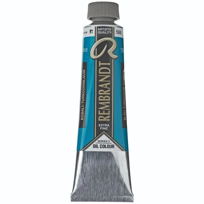 586 Cobalt Turquoise Blue Rembrandt Artist Oil 40ml