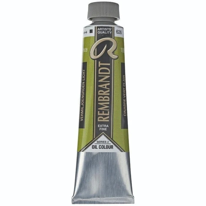 626 Cinnabar Green Light Rembrandt Artist Oil 40ml