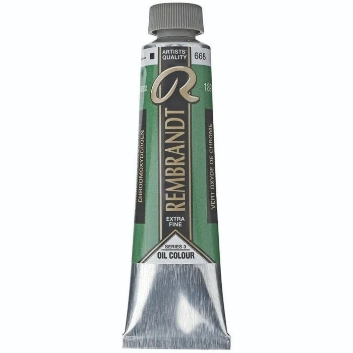 668 Chromium Oxide Green Rembrandt Artist Oil 40ml