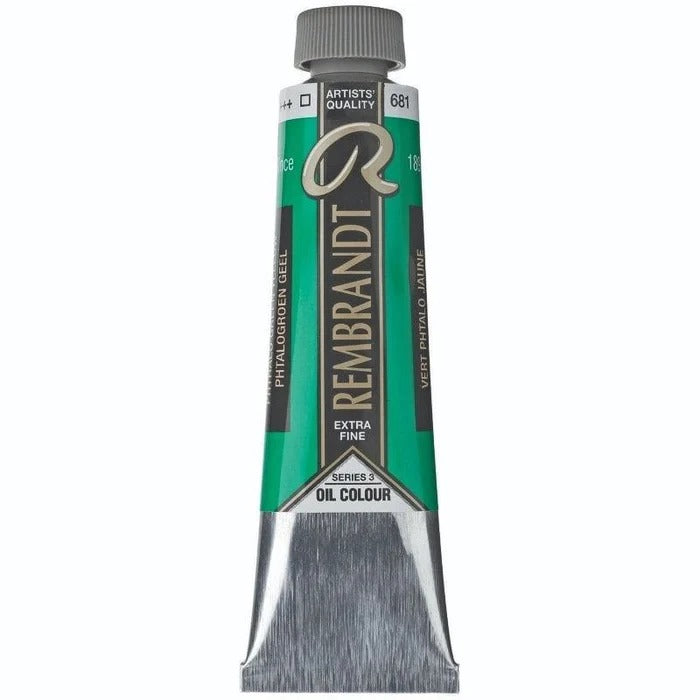681 Phthalo Green Yellow Rembrandt Artist Oil 40ml