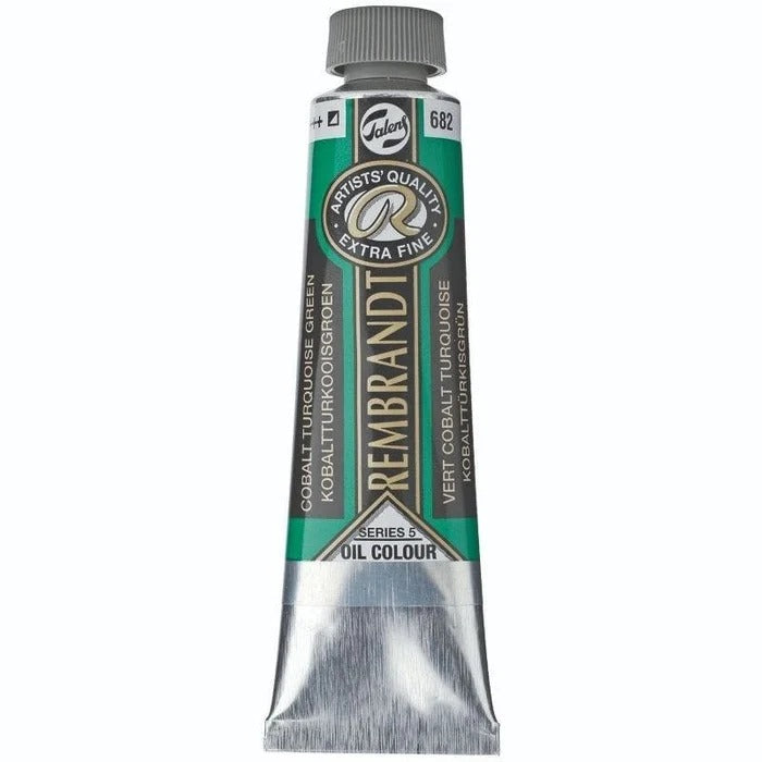 682 Cobalt Turquoise Green Rembrandt Artist Oil 40ml