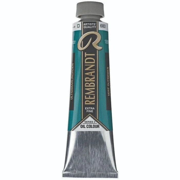683 Ultramarine Green Rembrandt Artist Oil 40ml