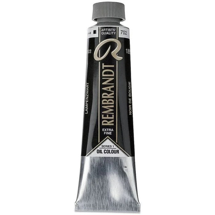 702 Lamp Black Rembrandt Artist Oil 40ml