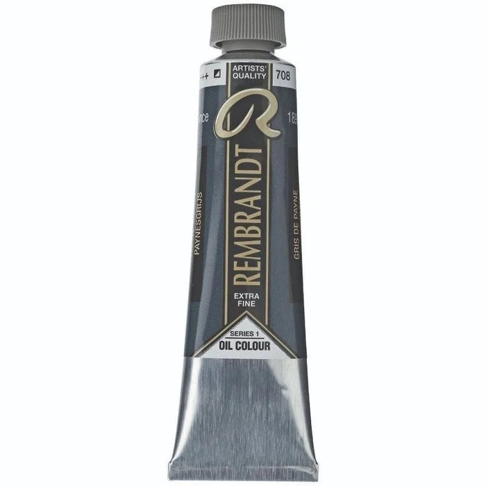 708 Paynes Grey Rembrandt Artist Oil 40ml