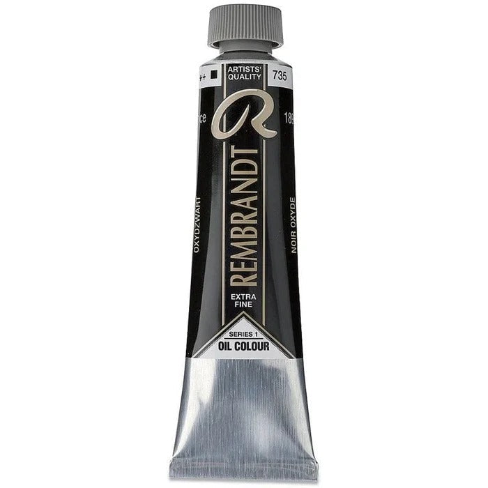 735 Oxide Black Rembrandt Artist Oil 40ml