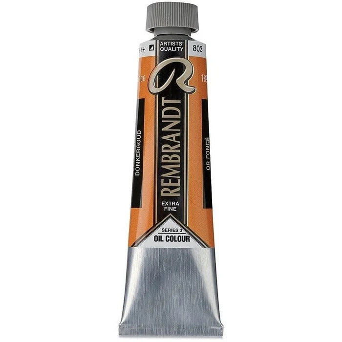 803 Deep Gold Rembrandt Artist Oil 40ml