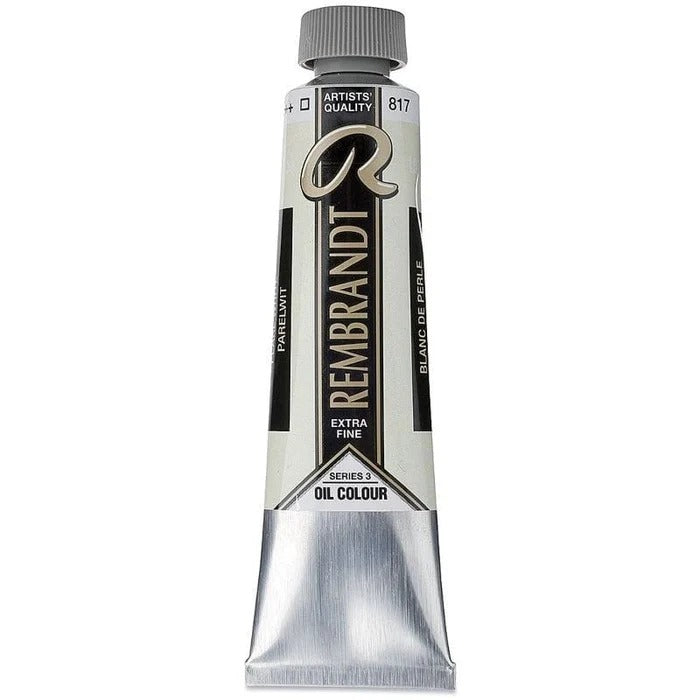 817 Pearl White Rembrandt Artist Oil 40ml