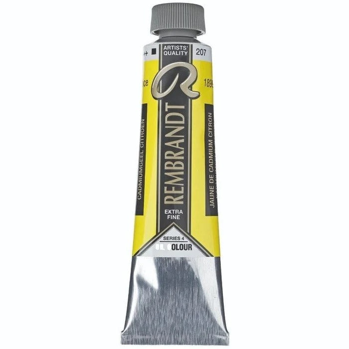 207 Cadmium Yellow Lemon Rembrandt Artist Oil 40ml