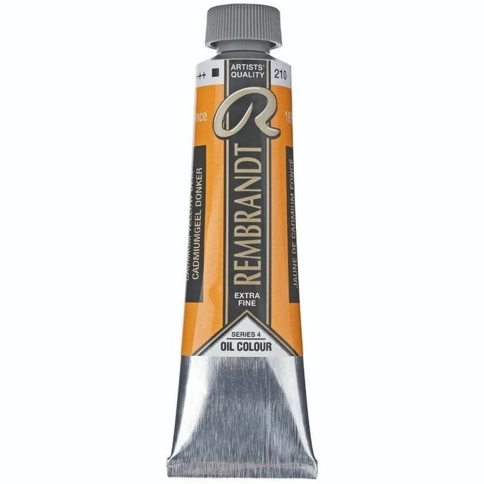 210 Cadmium Yellow Deep Rembrandt Artist Oil 40ml