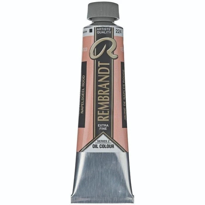 224 Naples Yellow Red Rembrandt Artist Oil 40ml