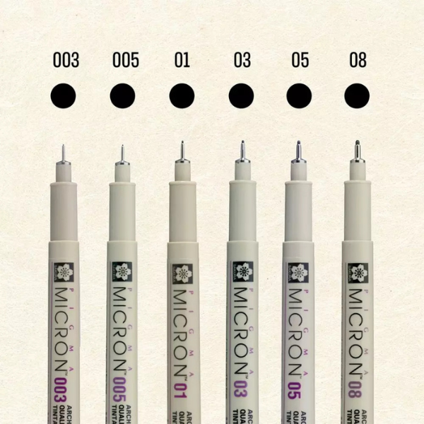 Pigma Micron Manga Intermediate Skill Set 6