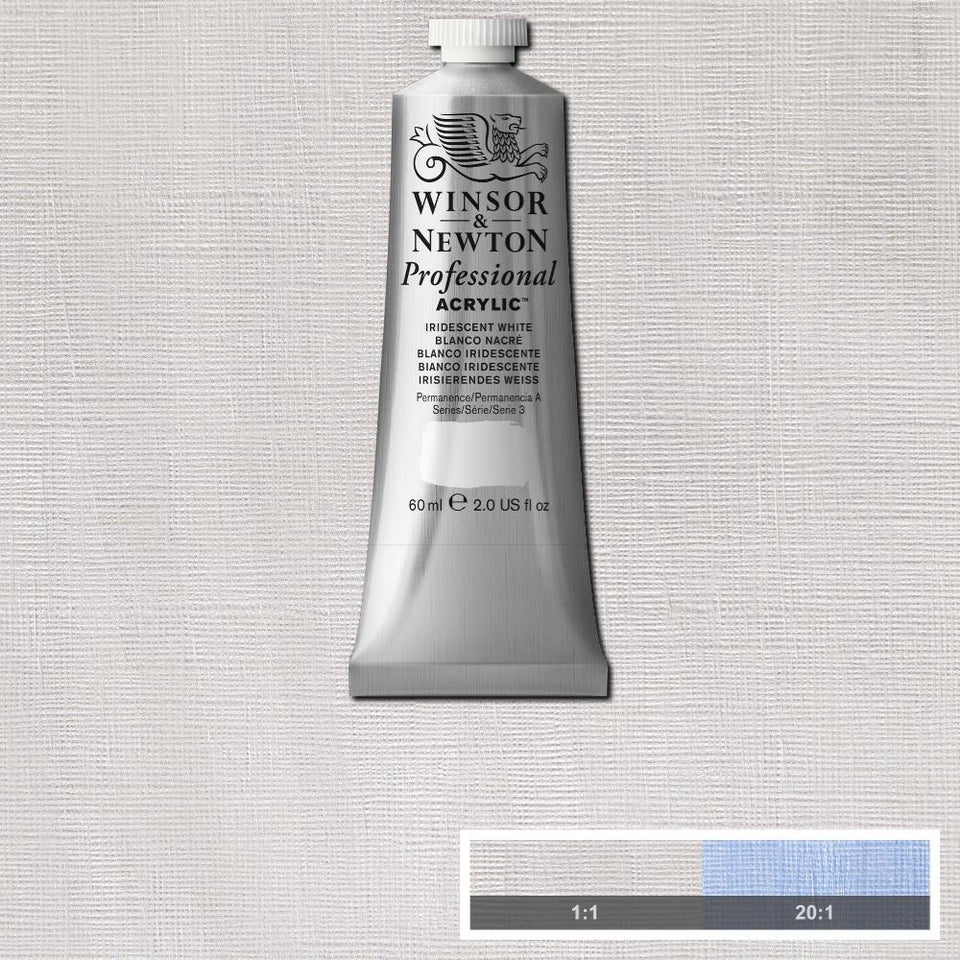Iridescent White Winsor &amp; Newton Artist Acrylic 60ml