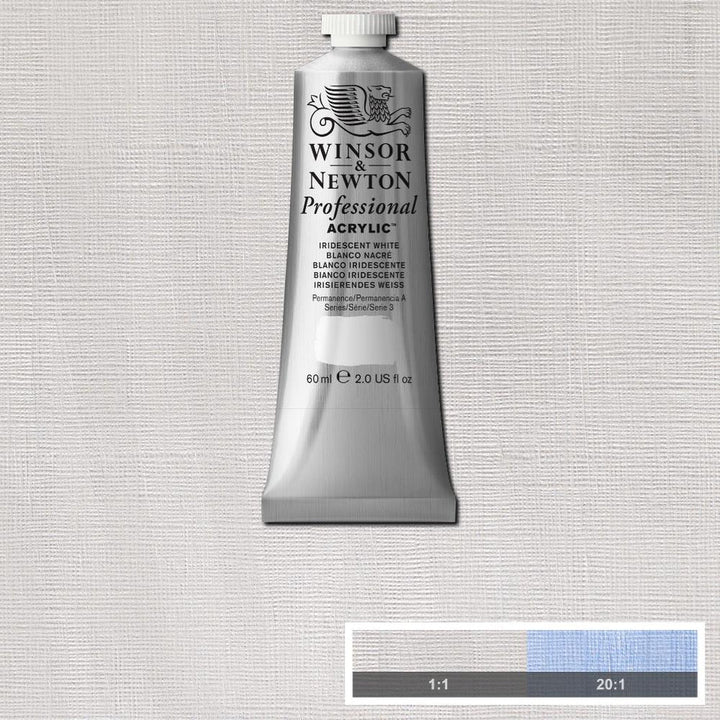 Iridescent White Winsor &amp; Newton Artist Acrylic 60ml