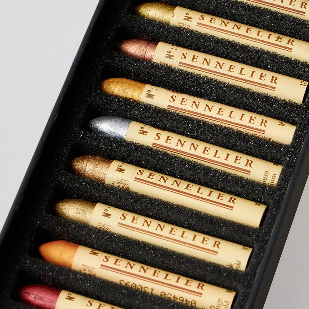 Sennelier Oil Pastel Iridescent 12 Set
