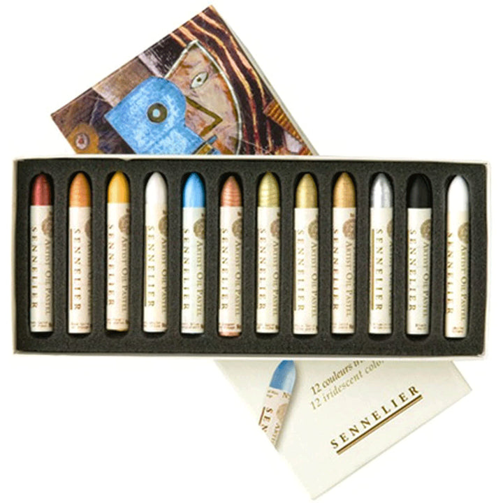 Sennelier Oil Pastel Iridescent 12 Set