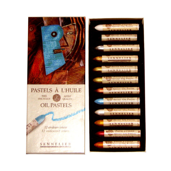 Sennelier Oil Pastel Iridescent 12 Set