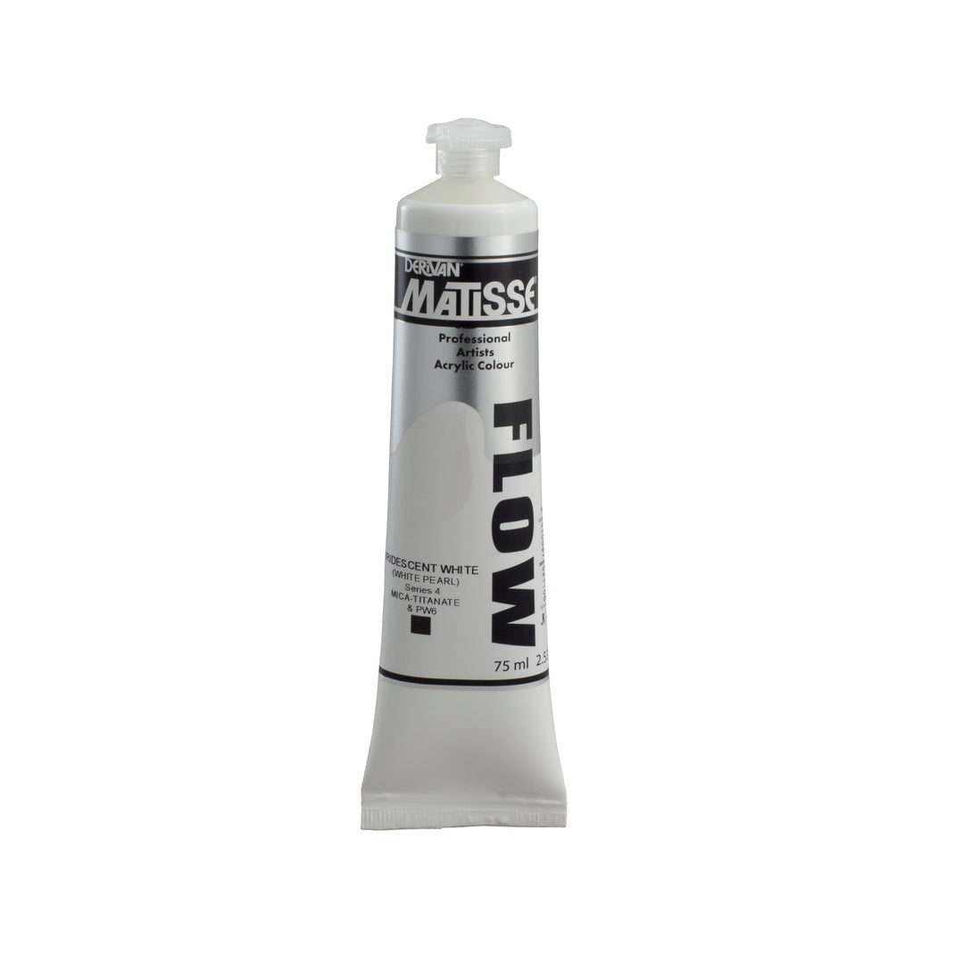 Iridescent White Matisse Flow