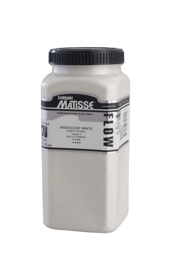 Iridescent White Matisse Flow