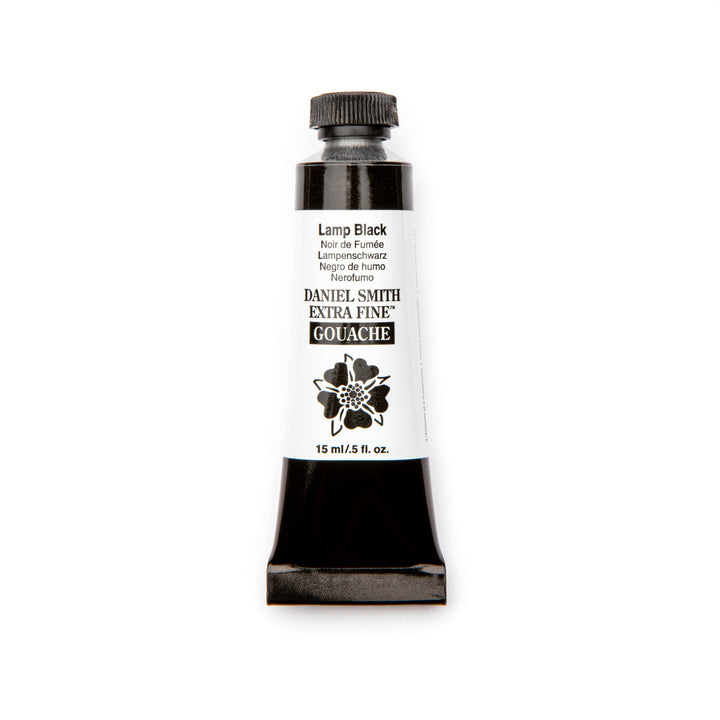 Lamp Black Daniel Smith Gouache 15ml