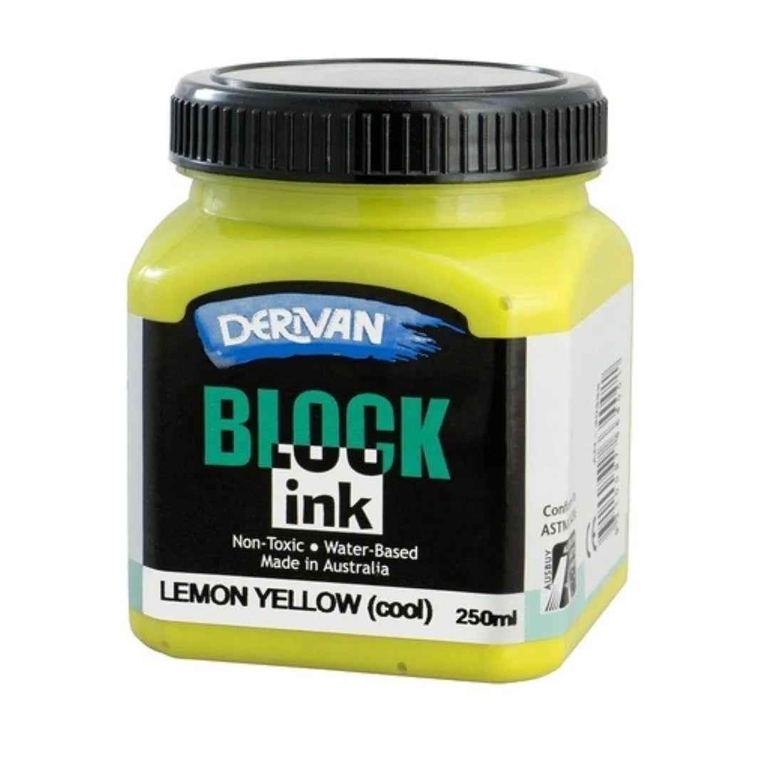 Derivan Block Ink Lemon Yellow