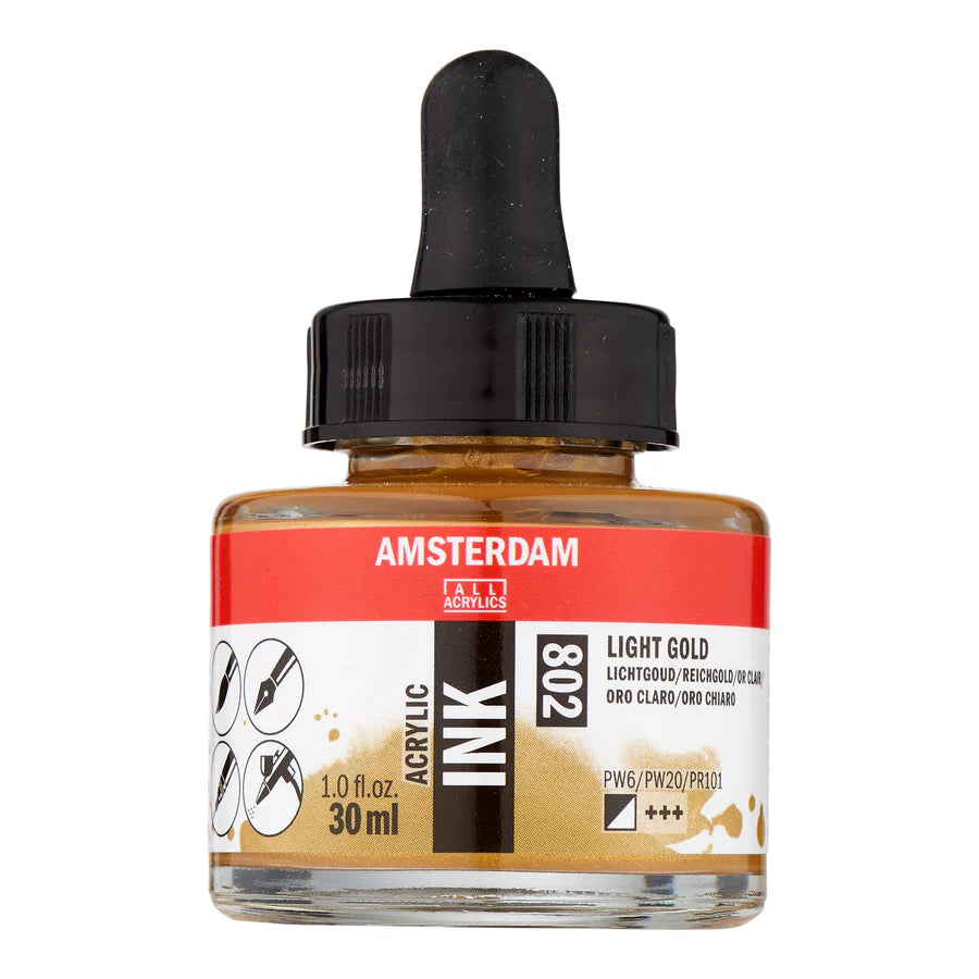 Light Gold Talens Ink 30ml